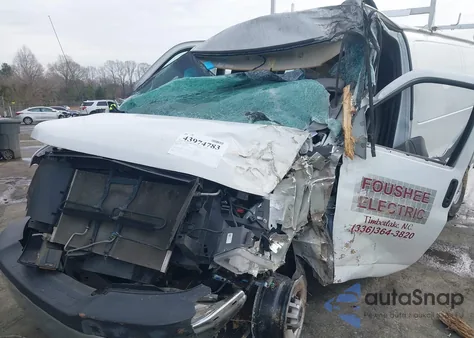 2019 GMC Savana 2500 Work Van из США, поврежденный, VIN 1GTW7AFG6K1236861